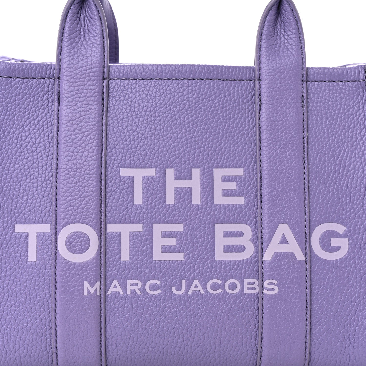 Marc Jacobs Grained Calfskin Small The Tote Bag Purple 8 of 10