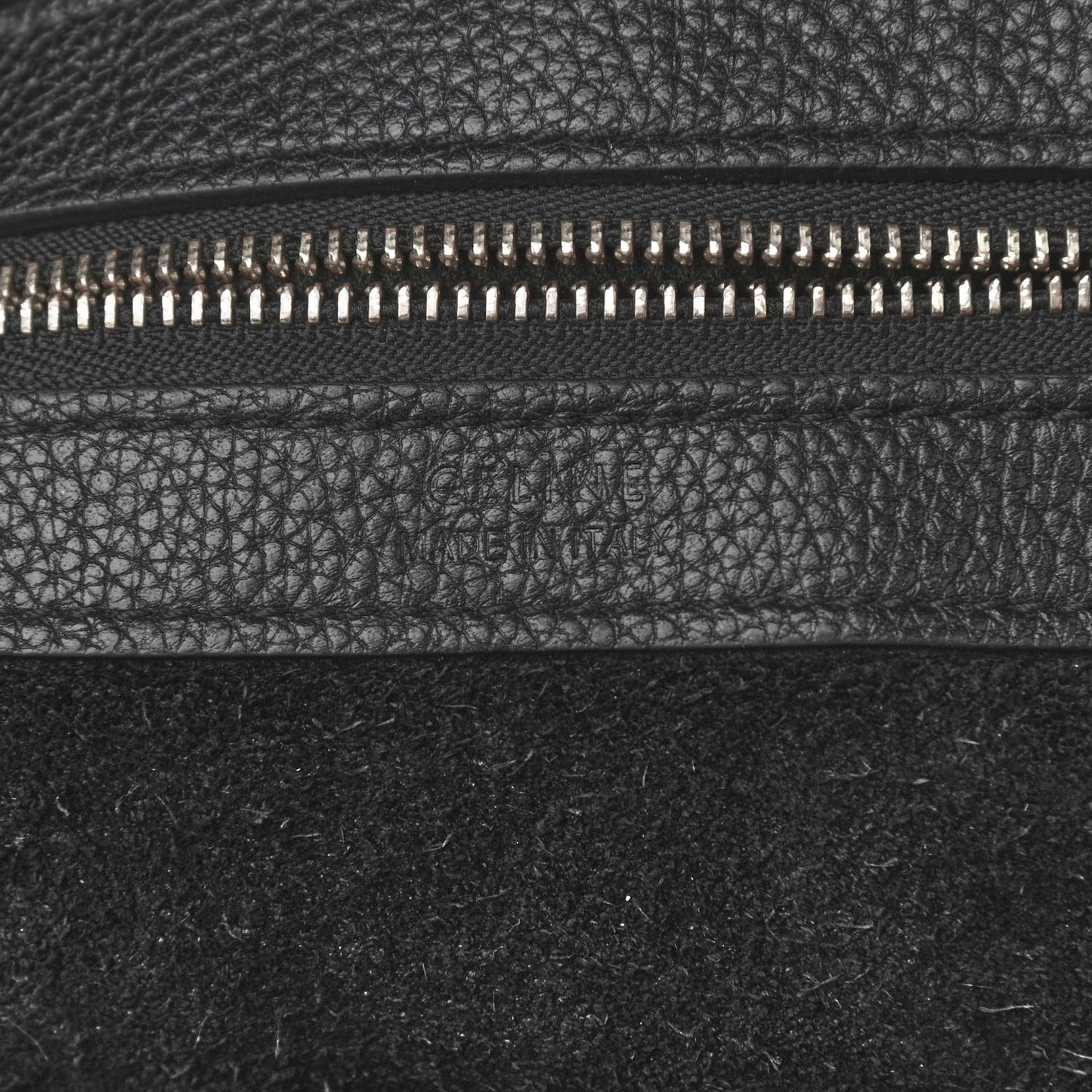 Soft Grained Calfskin Small Belt Cabas Phantom Black