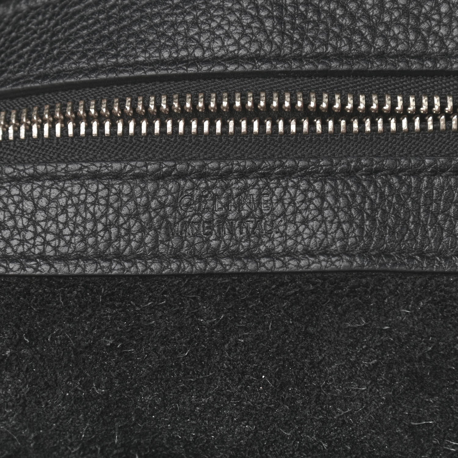 Celine Soft Grained Calfskin Small Belt Cabas Phantom Black 6 of 15