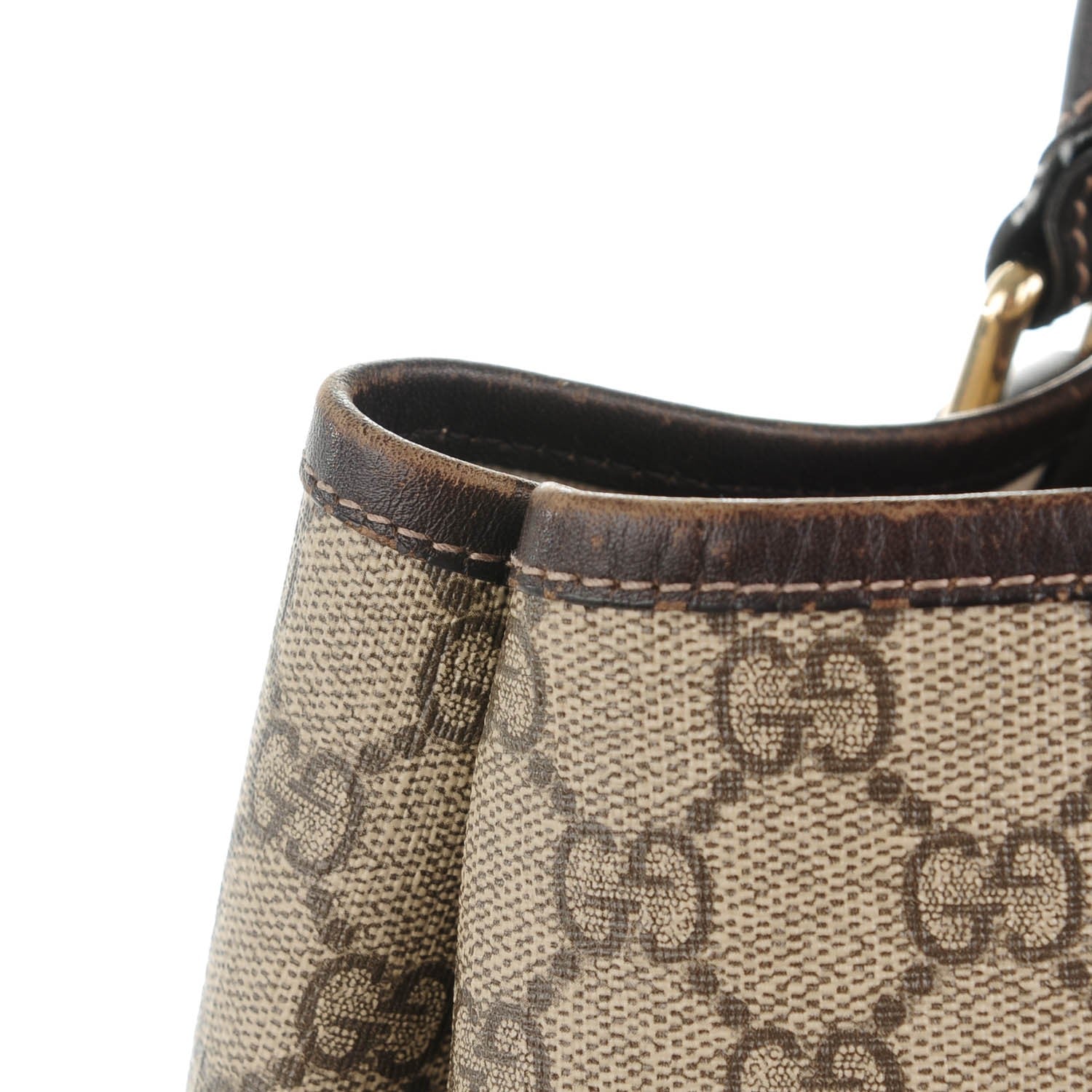 Gucci GG Plus Monogram Joy Vertical Tote Dark Brown 8 of 11