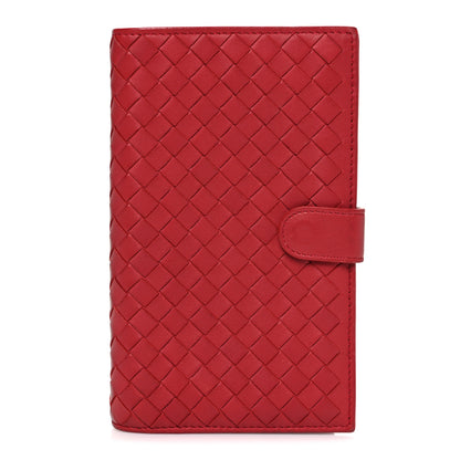 Bottega Veneta Nappa Intrecciato Continental Wallet Red 1 of 8