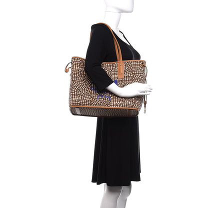 MCM Visetos Medium Liz Reversible Shopper Tote Cognac 2 of 16