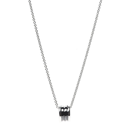 Bulgari Sterling Silver Ceramic Save The Children Pendant Necklace 1 of 5