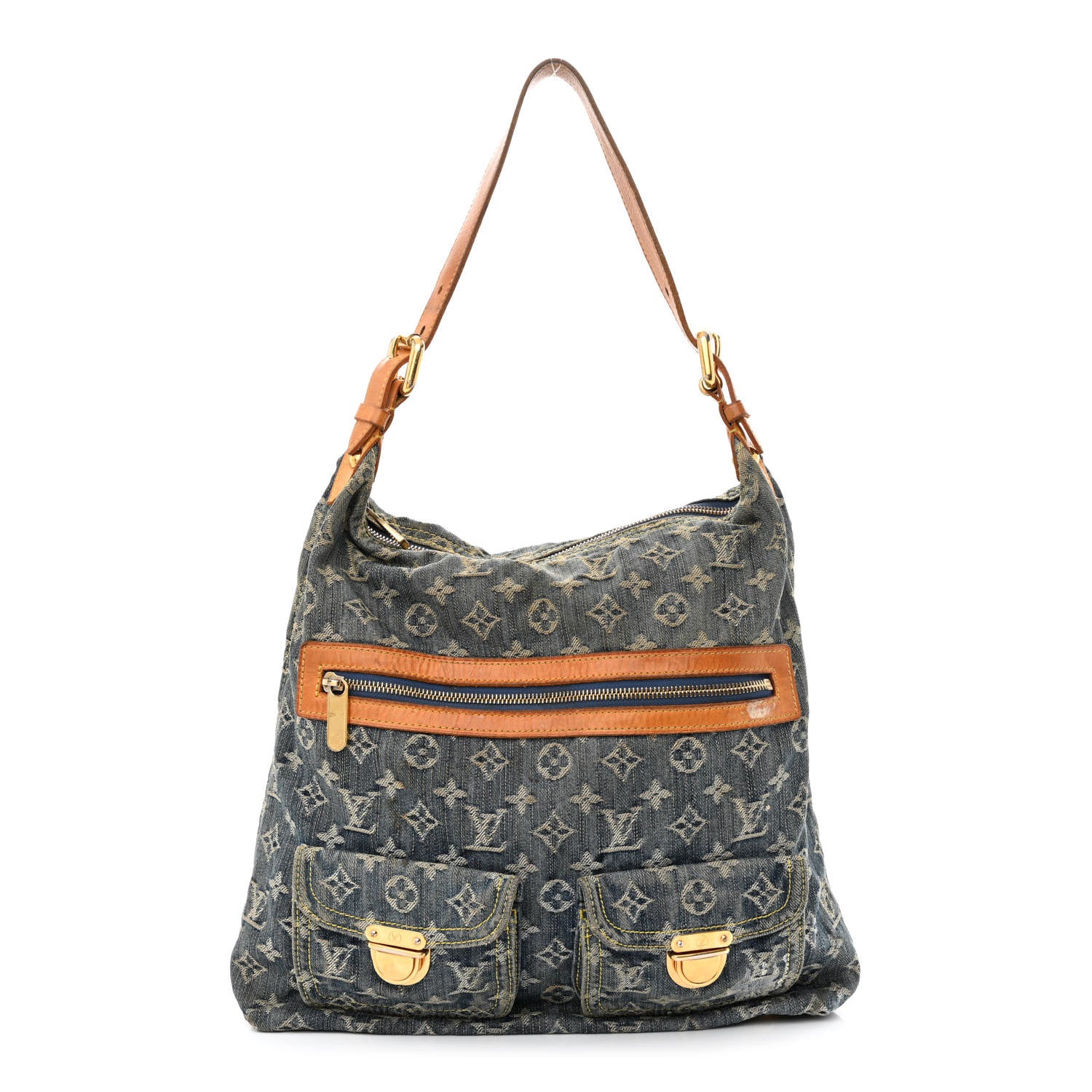 Louis Vuitton Denim Baggy GM Blue 1 of 20