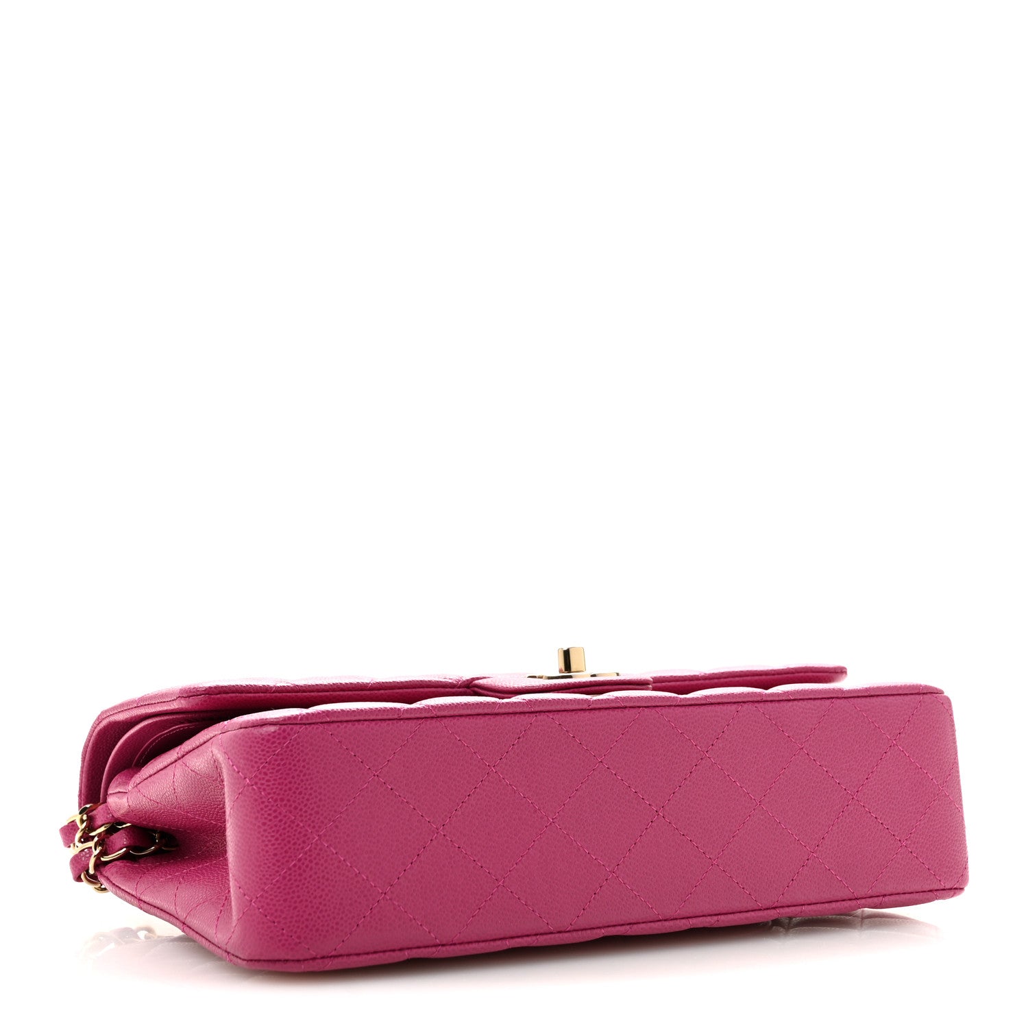 Chanel Caviar Quilted Medium Double Flap Purple 4 of 10