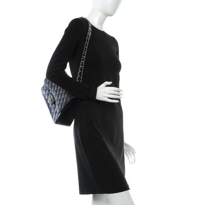 Chanel Caviar Quilted Jumbo Double Flap Black 2 of 8