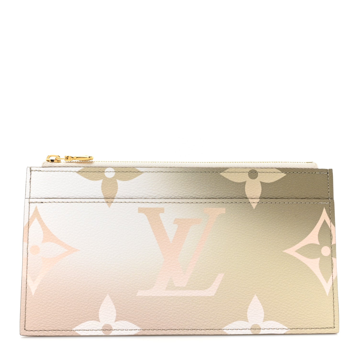 Louis Vuitton Monogram Giant Spring In The City Slim Purse Sunset Kaki 1 of 9