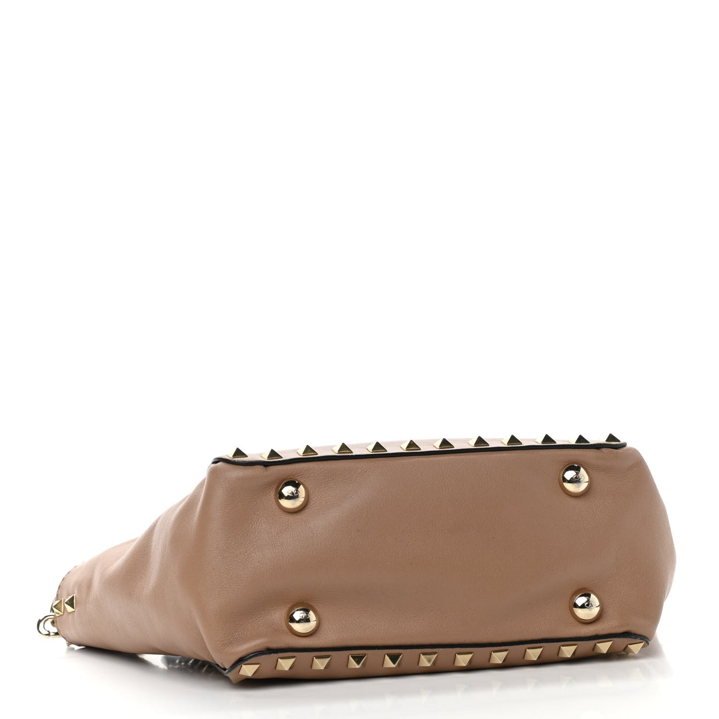 Vitello Mini Rockstud Tote Alpaca