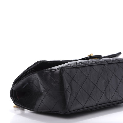 Chanel Crumpled Calfskin Quilted 2.55 Reissue 227 Flap Black 10 of 13