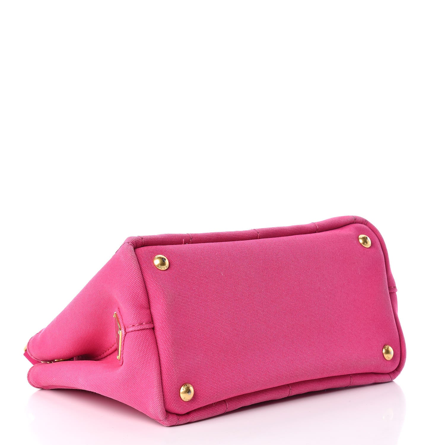 Prada Canapa Small Logo Tote Fuxia 4 of 17