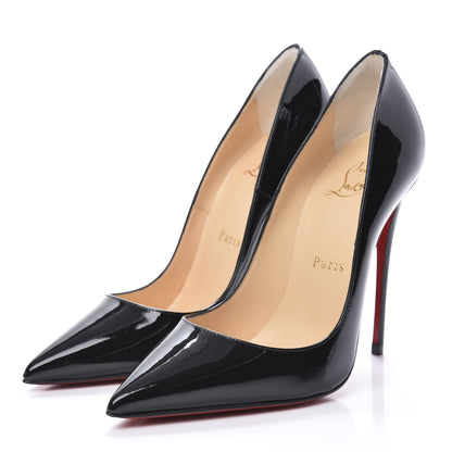 Christian Louboutin Patent So Kate 120 Pumps 35.5 Black 3 of 8