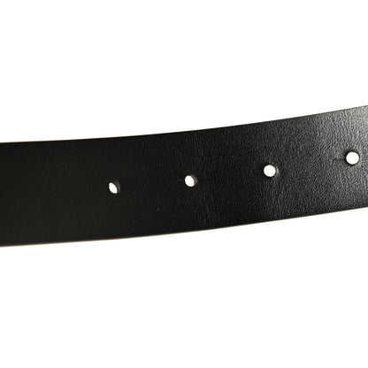 Valentino Garavani Glossy Calfskin VLogo Reversible 70mm Belt 95 38 Saddle Brown Black 5 of 5
