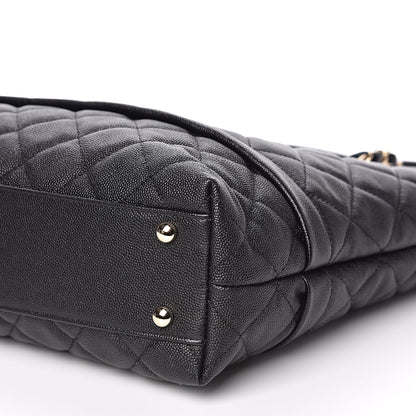 Chanel Caviar Quilted Rolled Up Tote Black 9 of 11