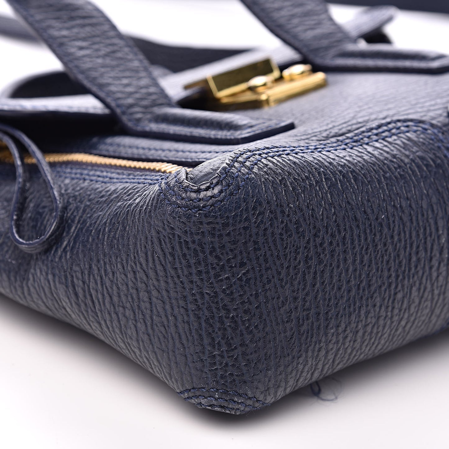 3.1 Textured Calfskin Mini Pashli Satchel Ink