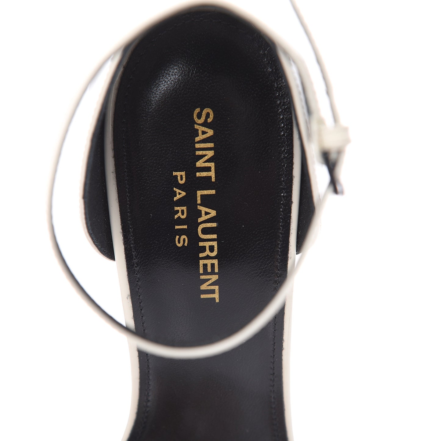 Patent Calfskin Opyum Sandals 39.5 Neutro