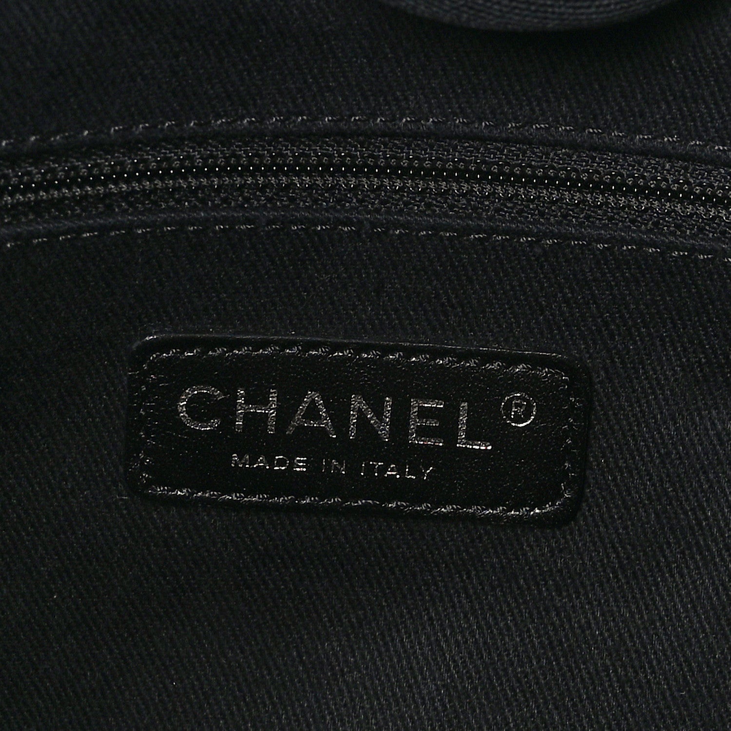 Chanel Canvas Small Deauville Tote Grey 6 of 11