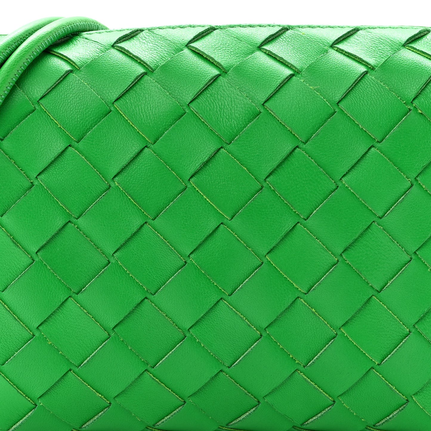 Nappa Intrecciato Mini Loop Camera Bag Parakeet