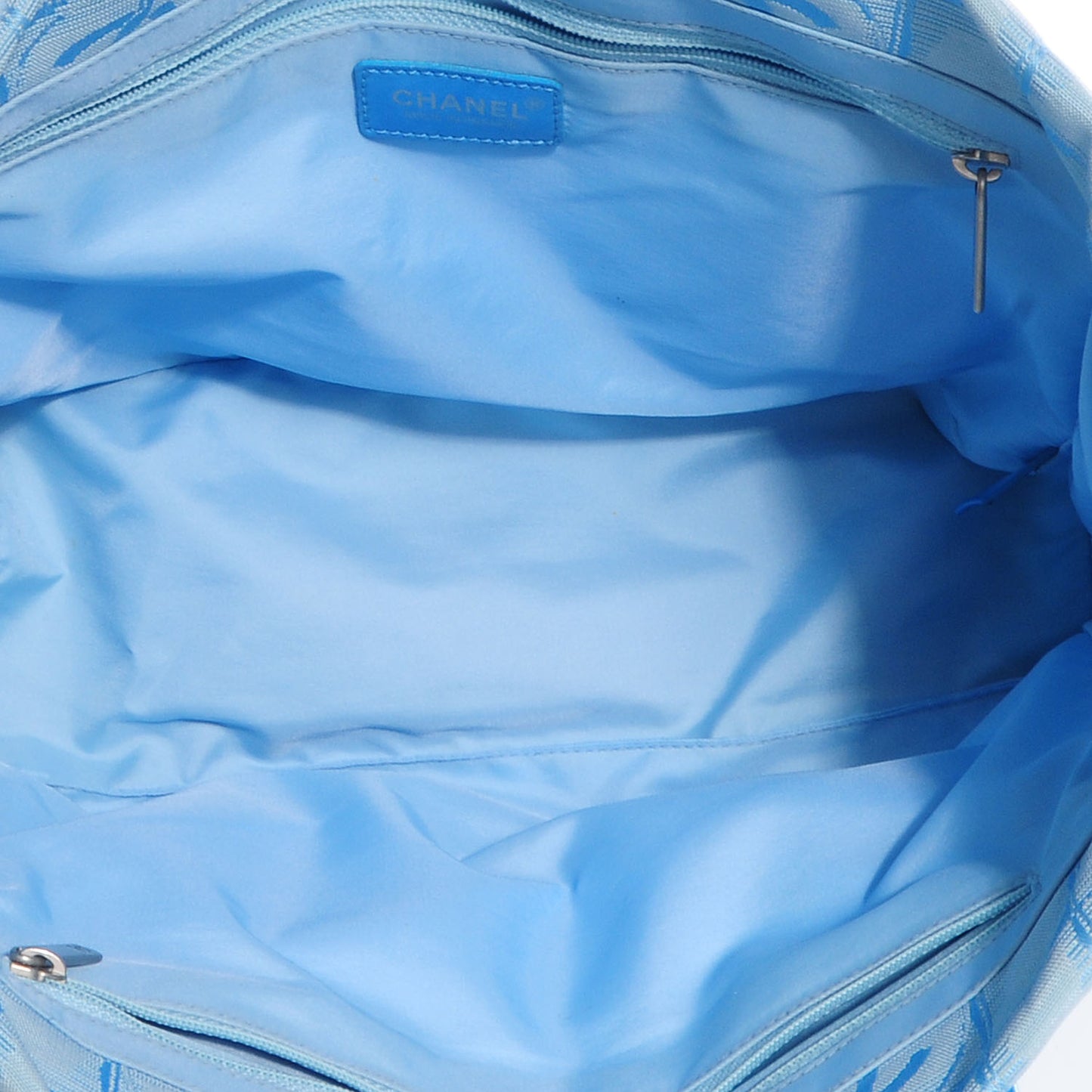 Nylon Travel Tote Blue