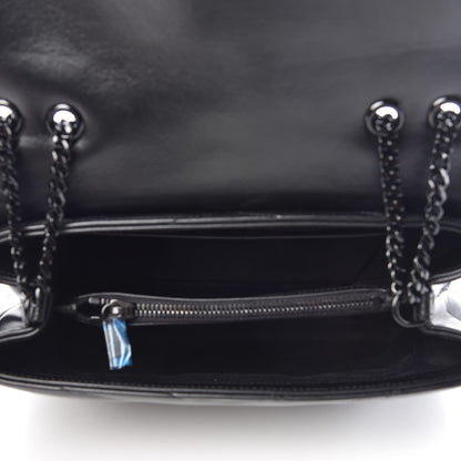 Saint Laurent Calfskin Y Quilted Monogram Small Loulou Chain Satchel Black 7 of 11