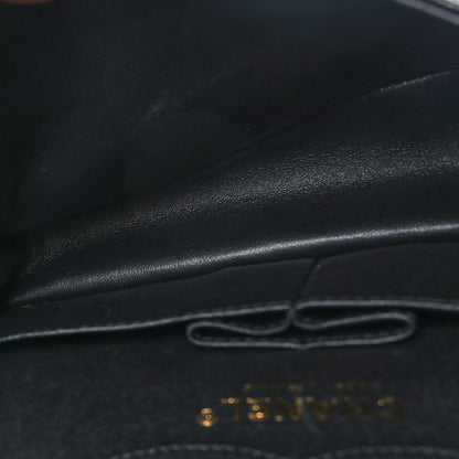 Chanel Calfskin Crocodile Embossed Graffiti 2.55 Cocodile Reissue 225 Flap Black Gold 5 of 9