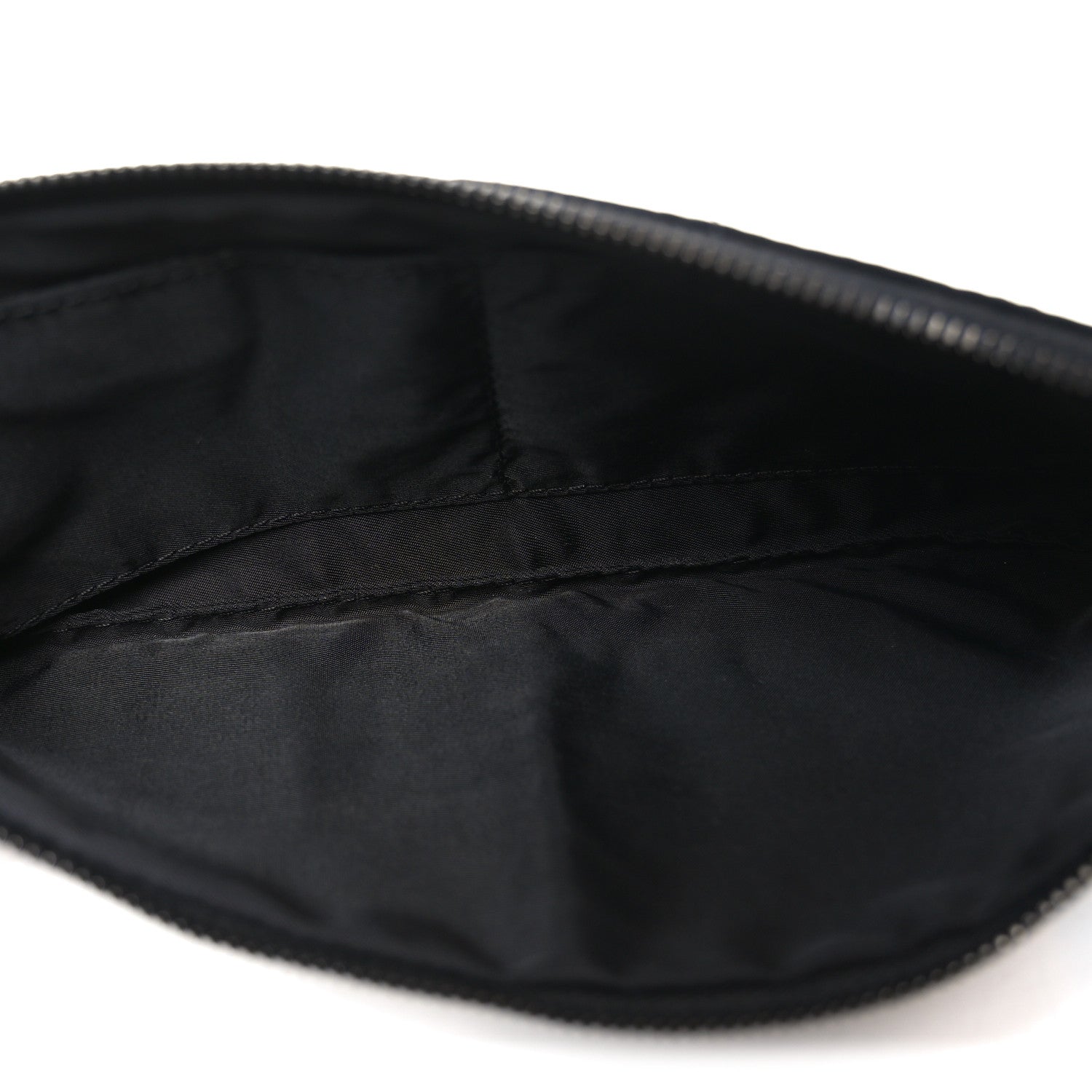 Chanel Nylon Travel Ligne Long Zip Wristlet Black 5 of 7