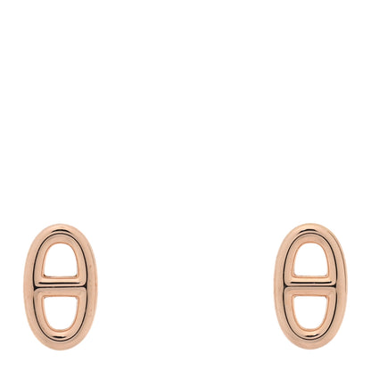 Hermes 18K Rose Gold TPM Farandole Stud Earrings 1 of 5