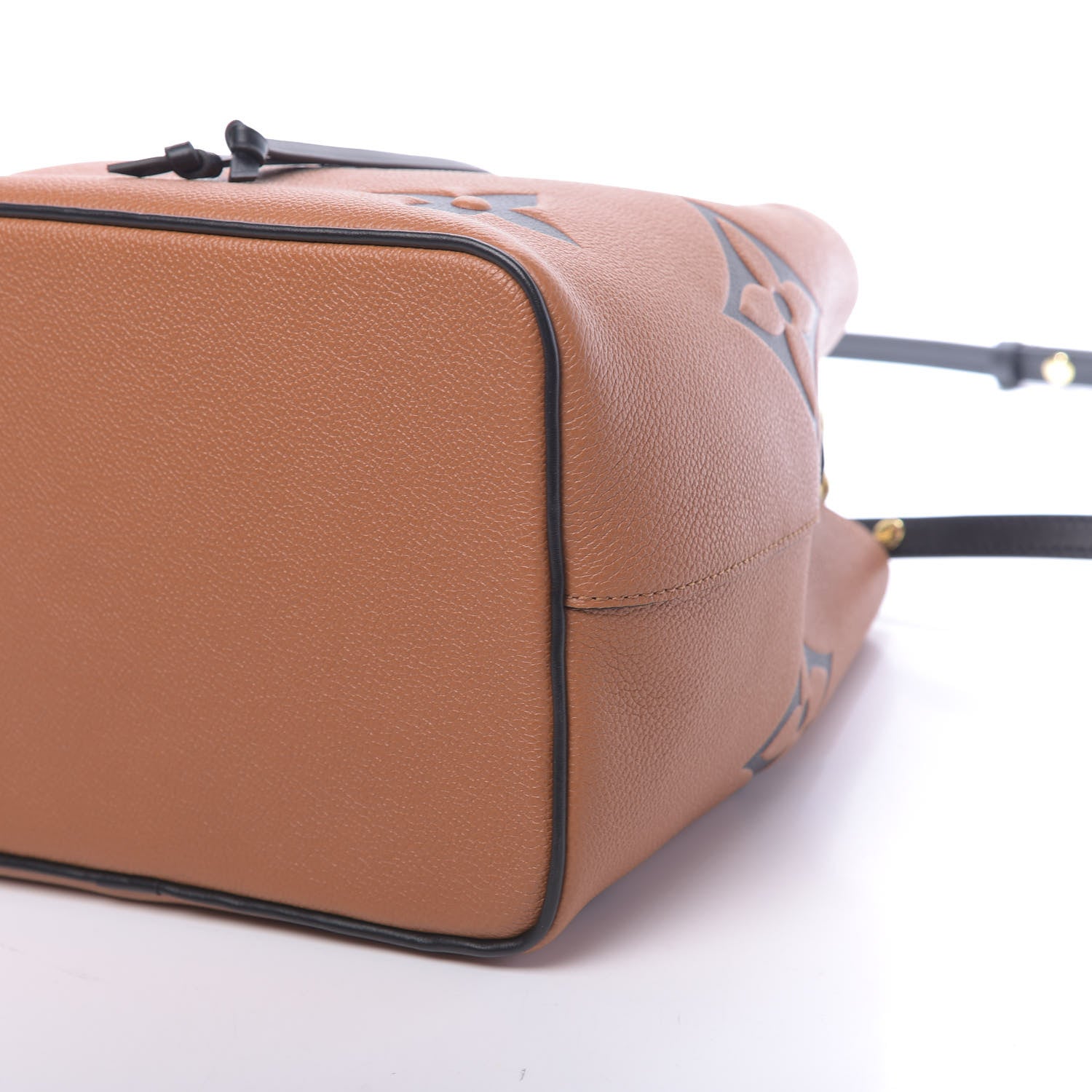 Louis Vuitton Empreinte Monogram Giant Crafty Neonoe MM Caramel Black 10 of 10
