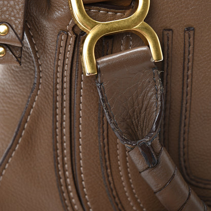 Chloe Calfskin Medium Marcie Satchel Barbour Khaki 18 of 19