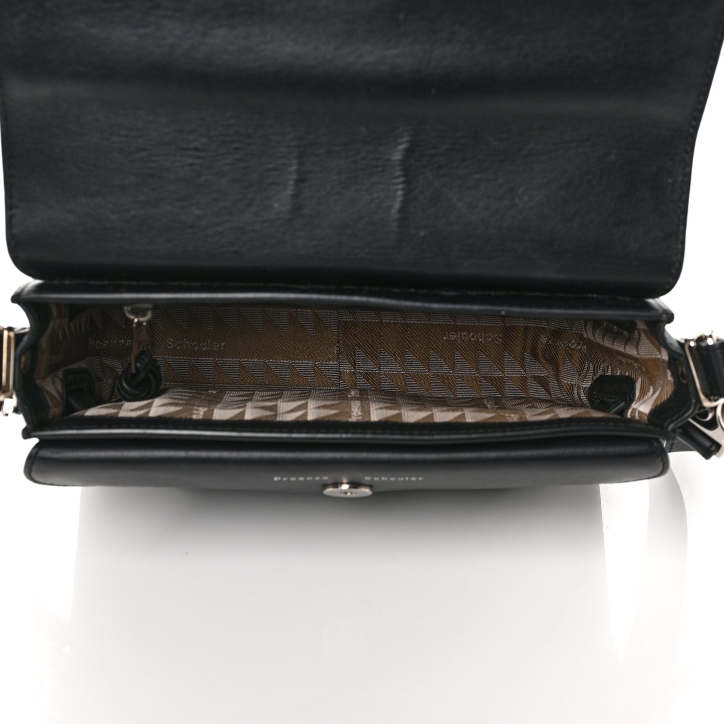 Calfskin Mini PS11 Classic Shoulder Bag Black