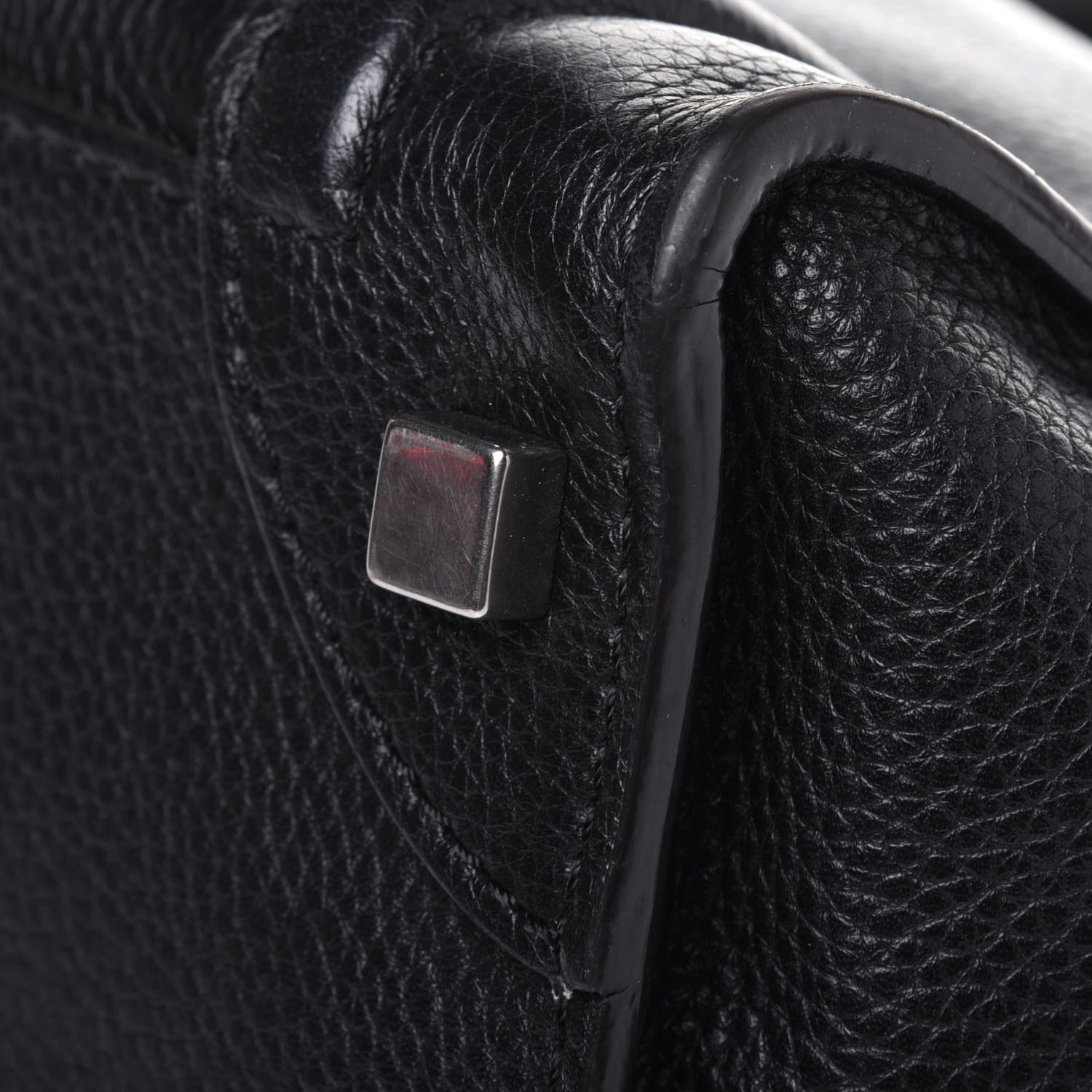 Celine Drummed Calfskin Micro Luggage Black 18 of 26