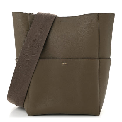 Celine Natural Calfskin Seau Sangle Bucket Bag Dune 1 of 10
