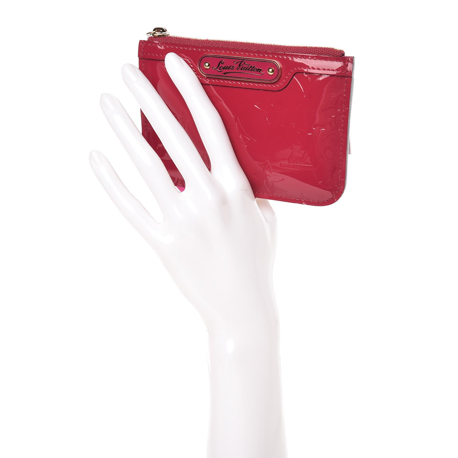 Louis Vuitton Vernis Key Pouch Rose Indien 2 of 7