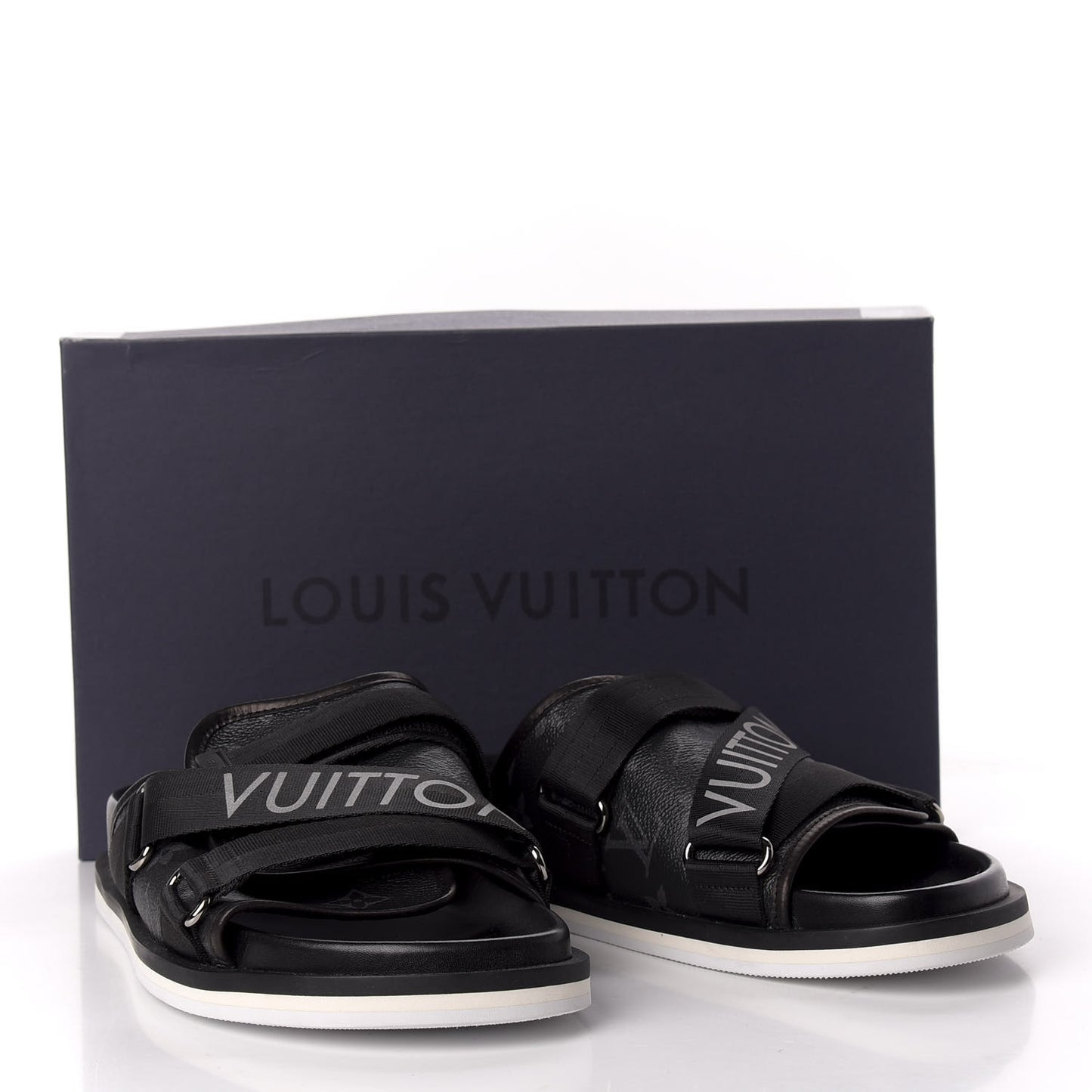 Monogram Eclipse Mens Honolulu Mule 9 Black