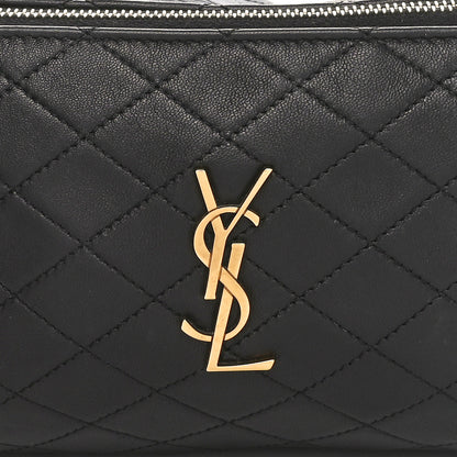 Saint Laurent Lambskin Quilted Gaby Vanity Case Black 8 of 10