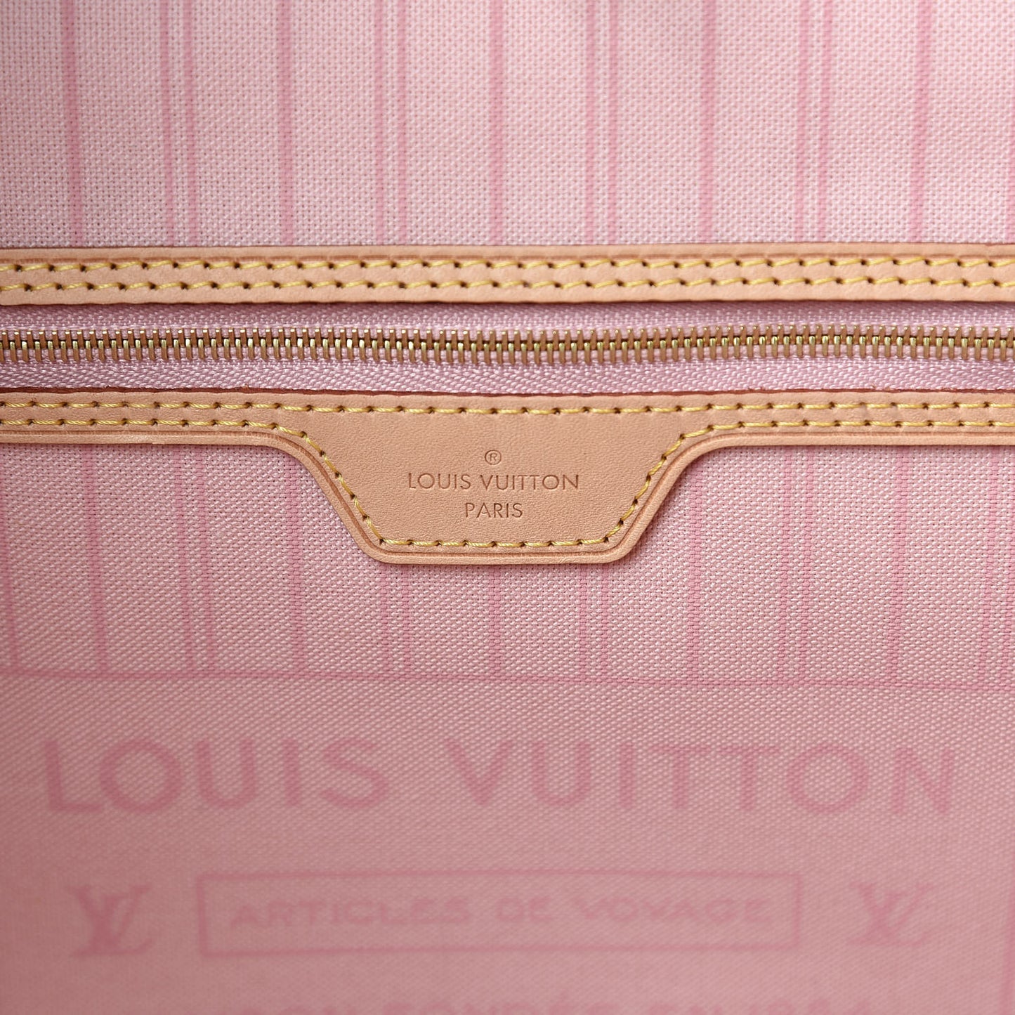Damier Azur Neo Neverfull MM Rose Ballerine