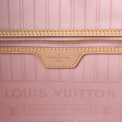 Louis Vuitton Damier Azur Neo Neverfull MM Rose Ballerine 6 of 12