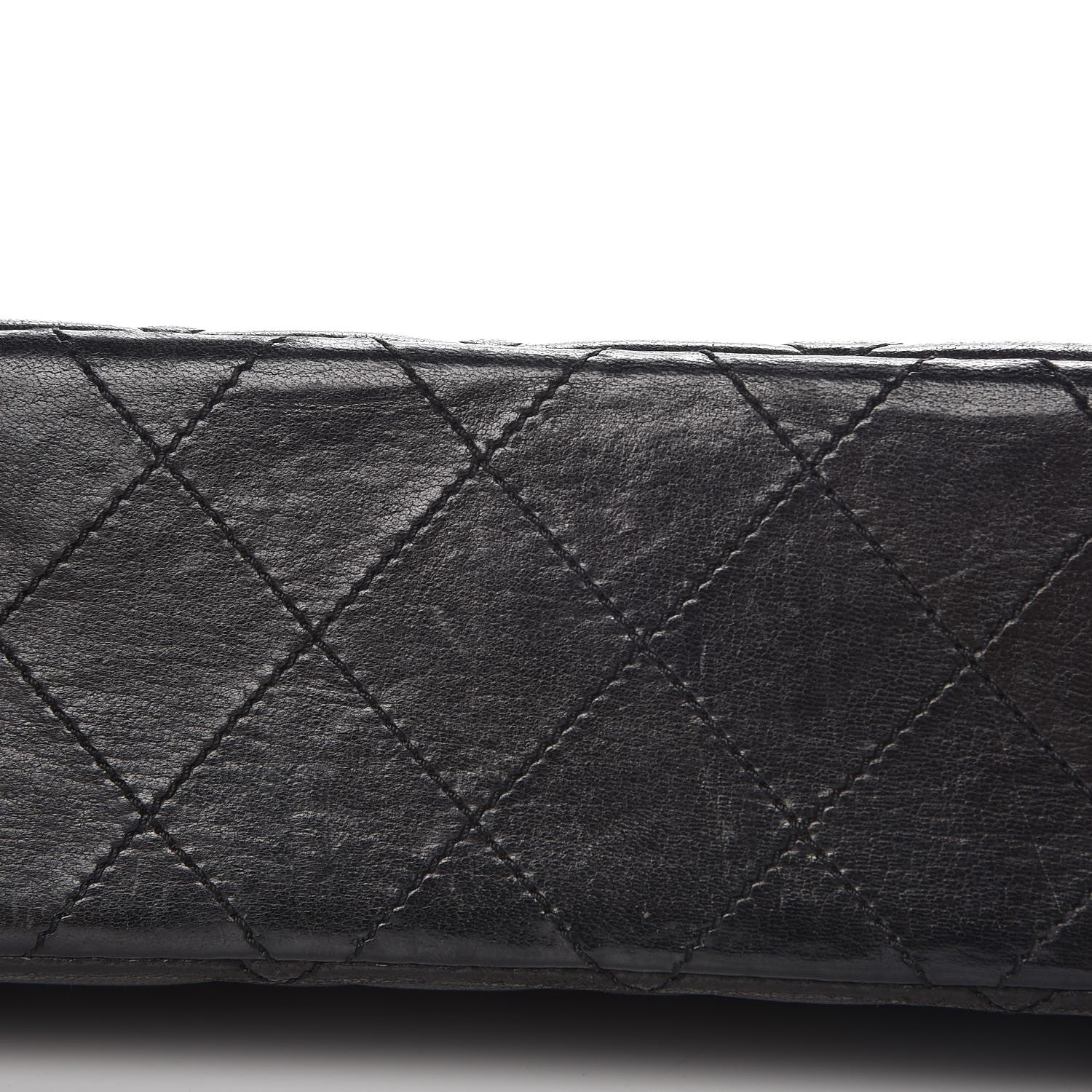Chanel Lambskin Quilted Medium Double Flap Black 12 of 13