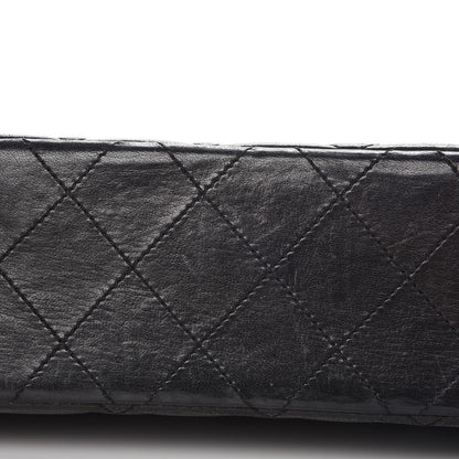 Chanel Lambskin Quilted Medium Double Flap Black 12 of 13