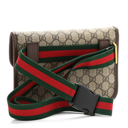 Gucci GG Supreme Monogram Neo Vintage Web Belt Bag Brown 3 of 12