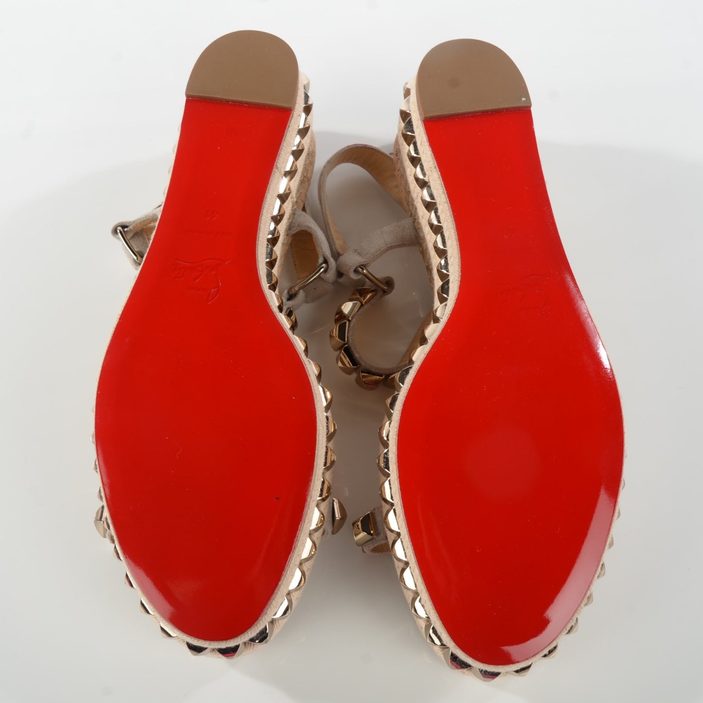 Cork Python Embossed Cataclou 60 Platform Sandals 41 Colombe