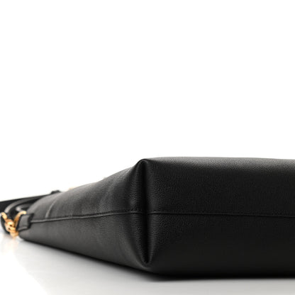 Versace Calfskin Virtus Tote Bag Black 9 of 10