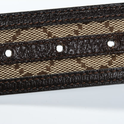Gucci Monogram Interlocking G Belt 80 32 Dark Brown 6 of 6