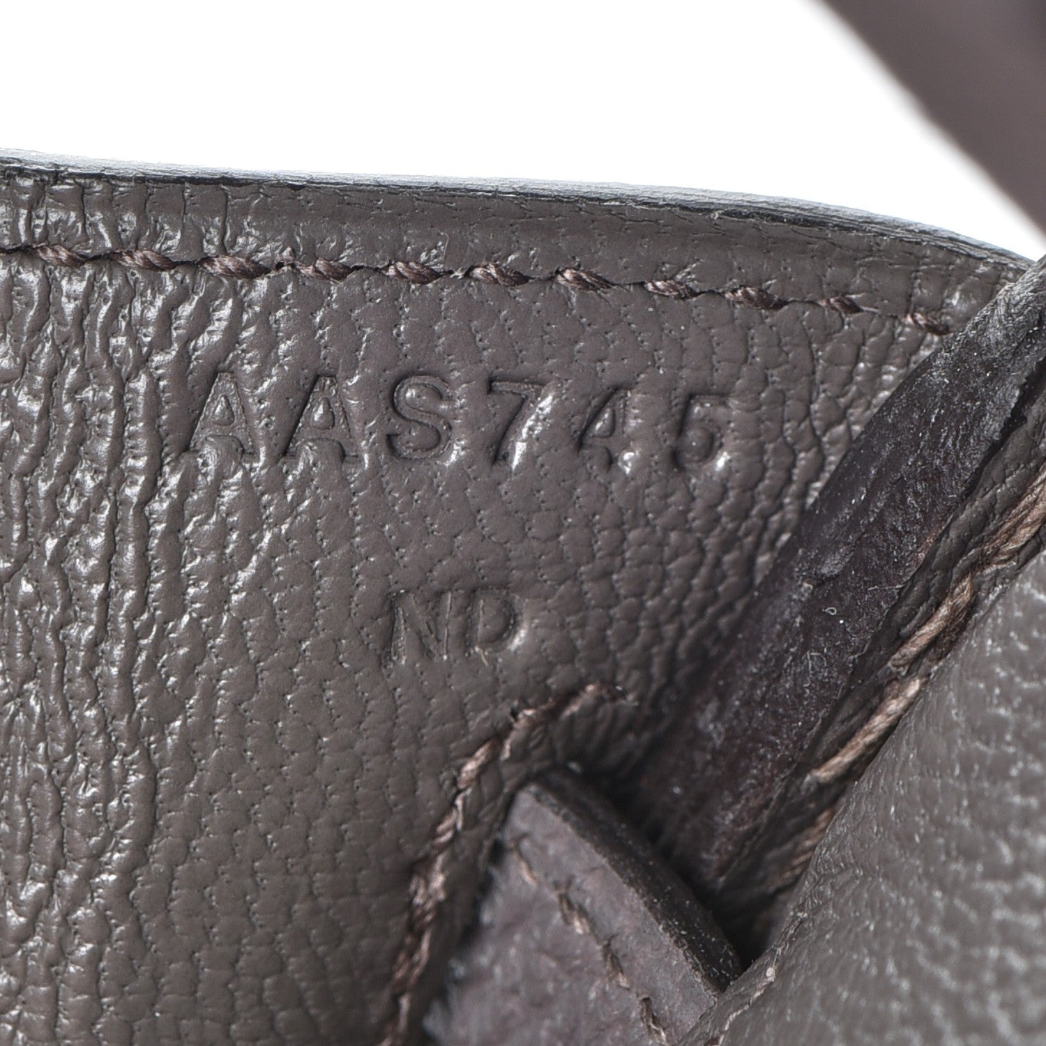 Hermes Togo Birkin 25 Etain 30 of 38