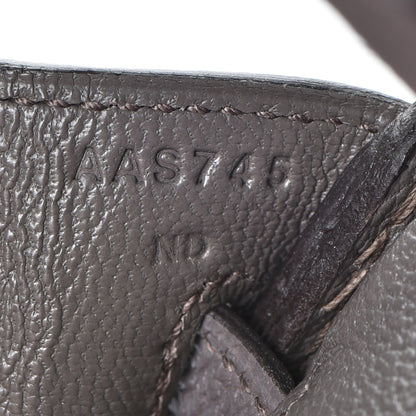 Hermes Togo Birkin 25 Etain 30 of 38