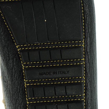 Louis Vuitton Goatskin Studded Suhali Loafers 37.5 Black 6 of 8