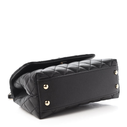 Chanel Caviar Quilted Mini Coco Handle Flap Black 4 of 11