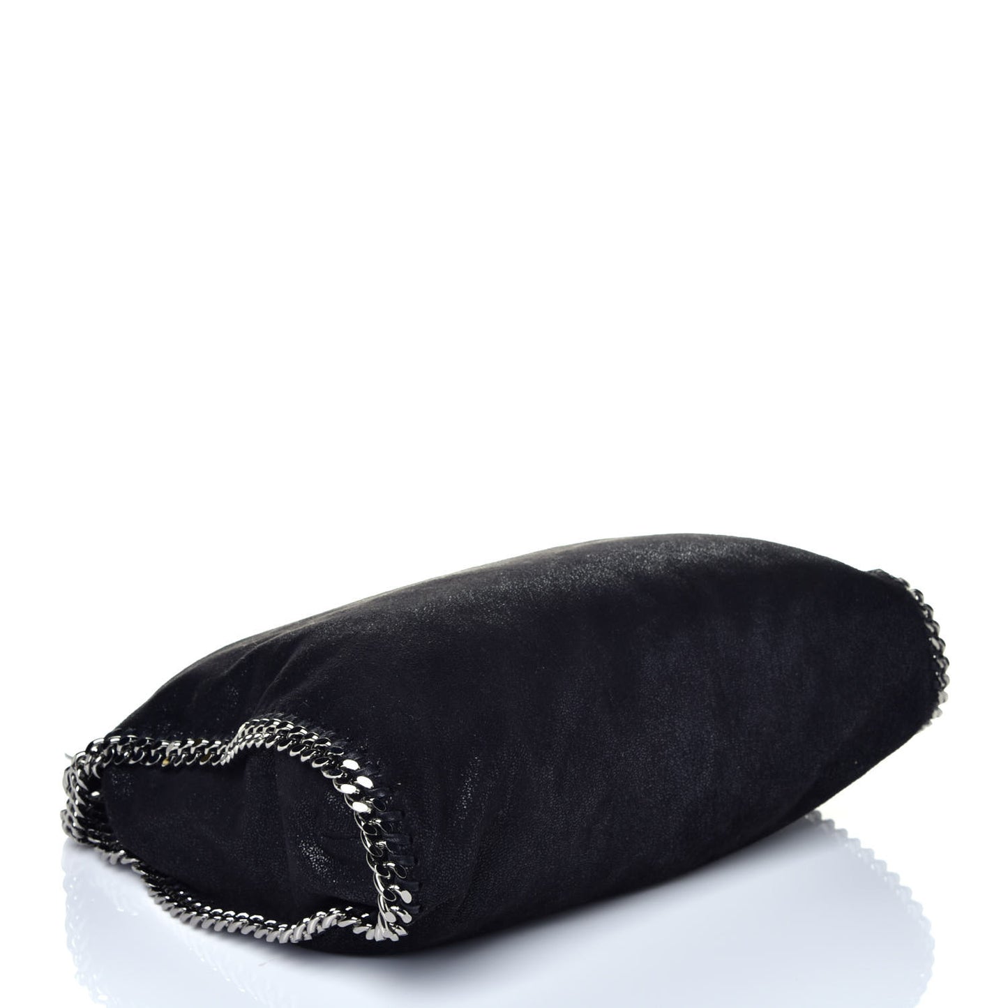 Shaggy Deer Falabella Fold Over Tote Black