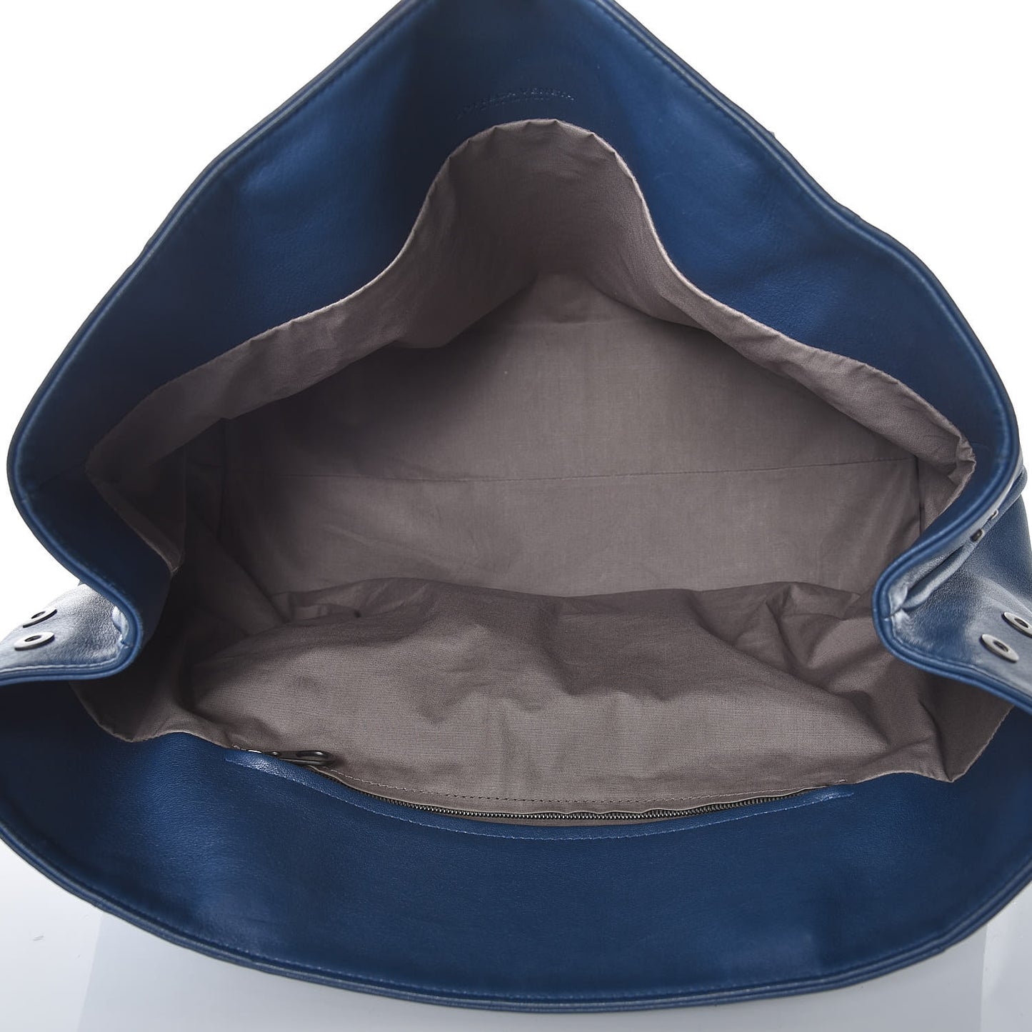 Calfskin Intrecciato Tote Dark Denim