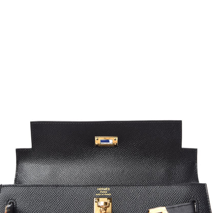 Hermes Epsom Kelly Sellier 25 Black 9 of 40
