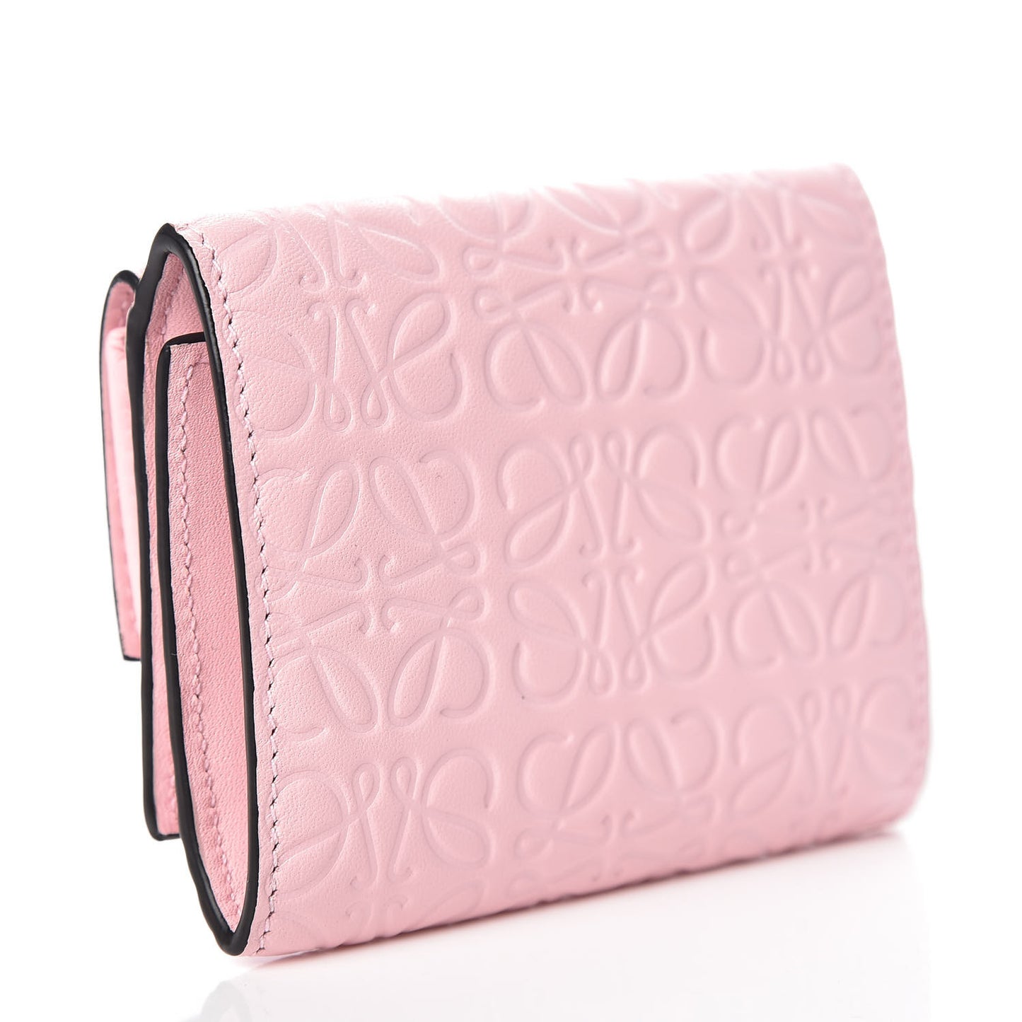 Calfskin Trifold Wallet Soft Pink